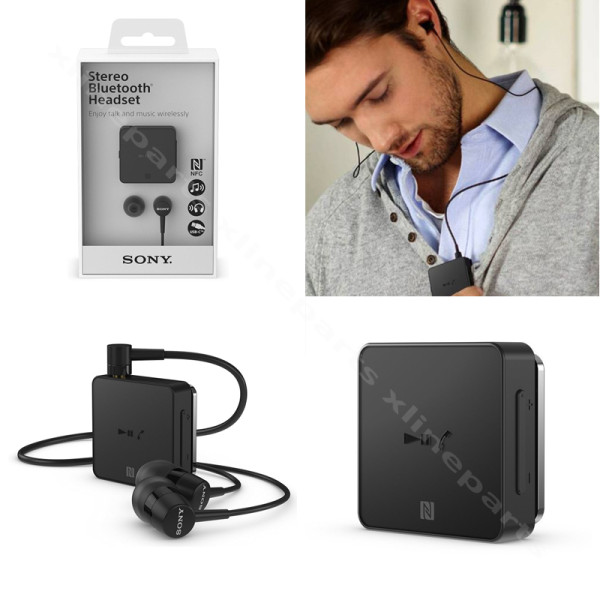 Ακουστικό ασύρματο στερεοφωνικό Bluetooth Sony SBH24 μαύρο