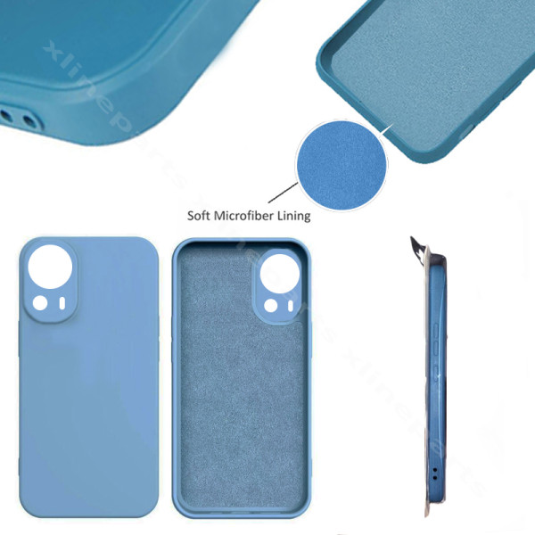 Back Case Silicone Complete Xiaomi 13 Lite 5G blue
