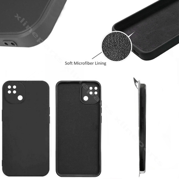 Back Case Silicone Complete Xiaomi Redmi 10C black