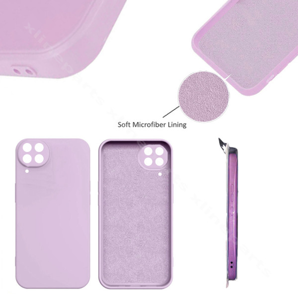 Back Case Silicone Complete Samsung A22 5G A226 purple