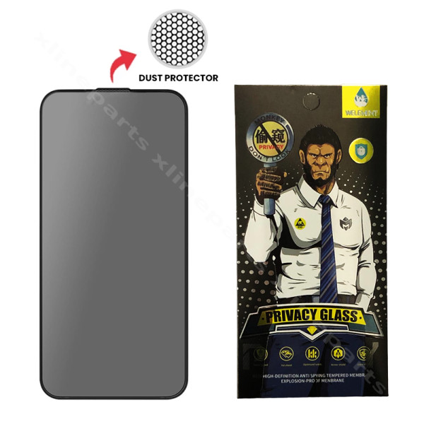 Tempered Glass Privacy Net Apple iPhone 14 Pro Max