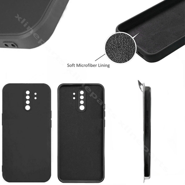Back Case Silicone Complete Xiaomi Redmi Note 8 Pro black