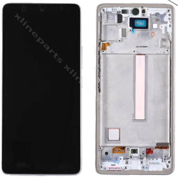 LCD Complete Frame Samsung A53 A536 white (Original)