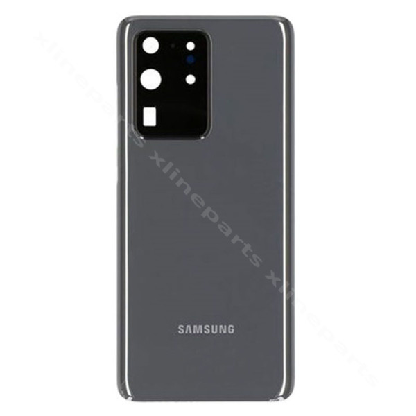 Back Battery Cover Lens Samsung S20 Ultra G988 gray OEM