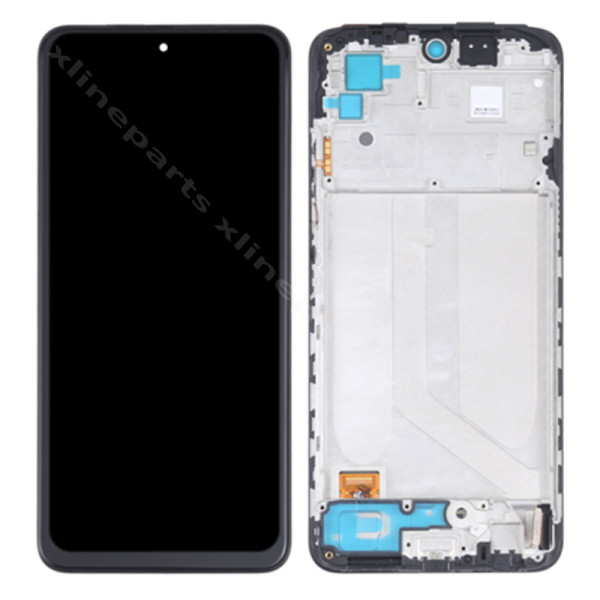 LCD Complete Frame Xiaomi Redmi Note 10 4G/ Note 10S/ Poco M5s black OCG*