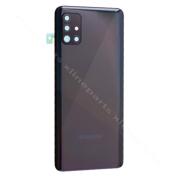 Κάμερα φακού πίσω καλύμματος μπαταρίας Samsung A51 A515 μαύρο