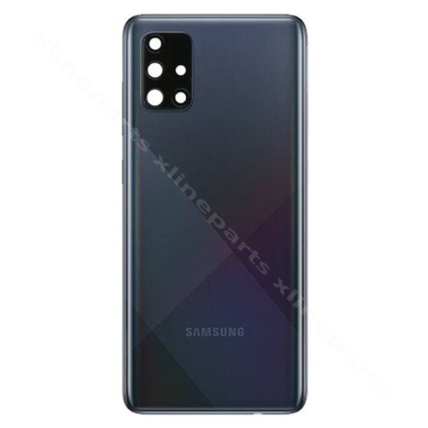 Back Battery Cover Lens Samsung A31 A315 black (Original)
