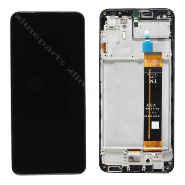 LCD Complete Frame Samsung A23 5G A236 black (Original)