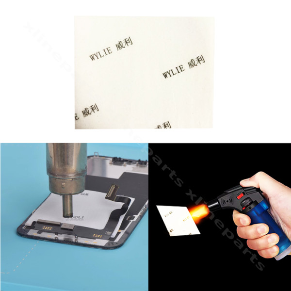 Heat Resistance Silica Fiber Cloth 5x6cm