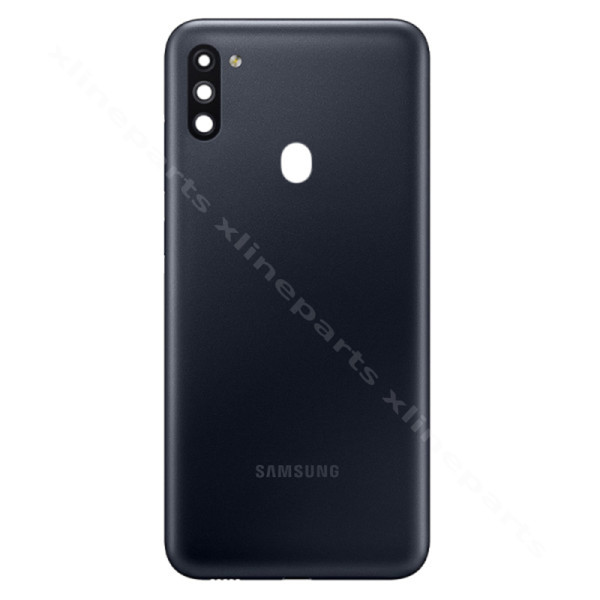 Πίσω κάλυμμα μπαταρίας φακός Samsung M11 M115 μαύρο