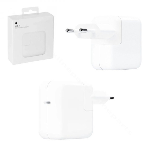 Charger USB-C Apple 30W EU white