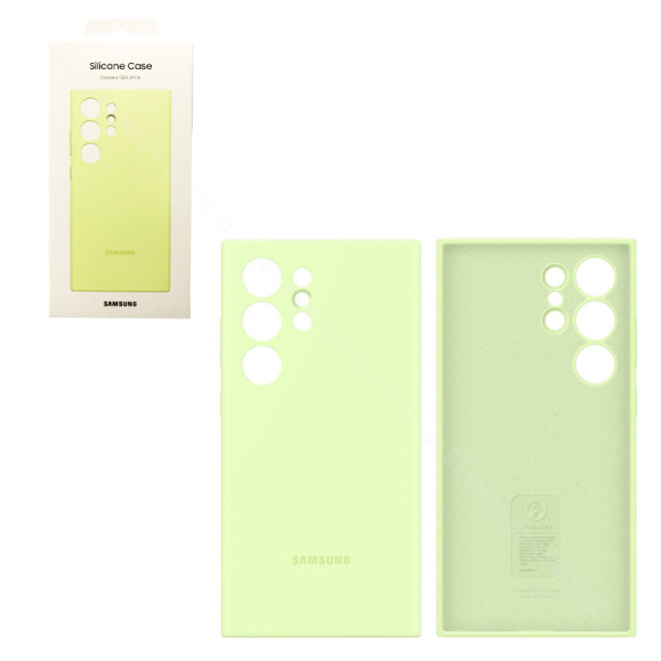 Back Case Silicone Samsung S24 Ultra S928 light green (Original)