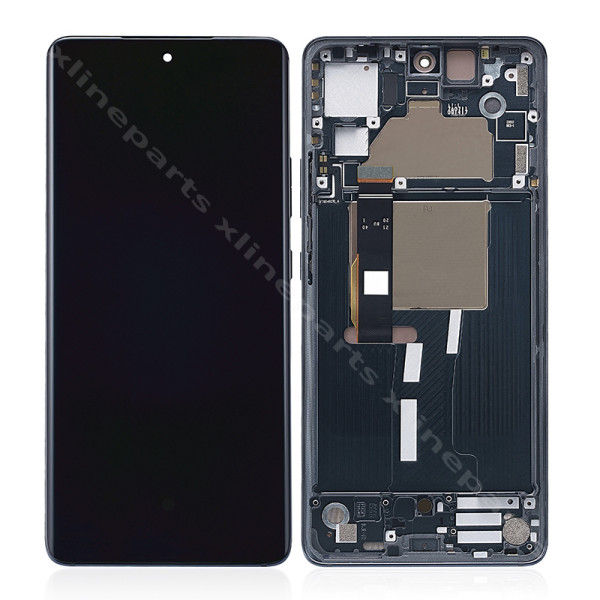 Πλήρες πλαίσιο LCD Motorola Edge 30 Fusion μαύρο OEM