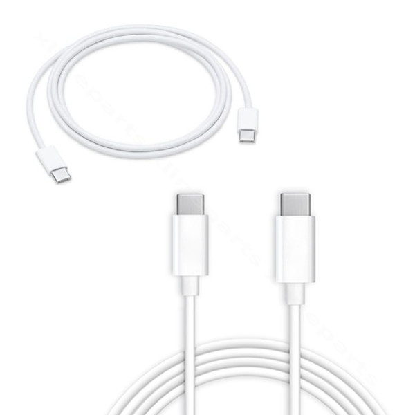 Καλώδιο USB-C σε USB-C Huawei 3.3A 1,8 m λευκό χύμα