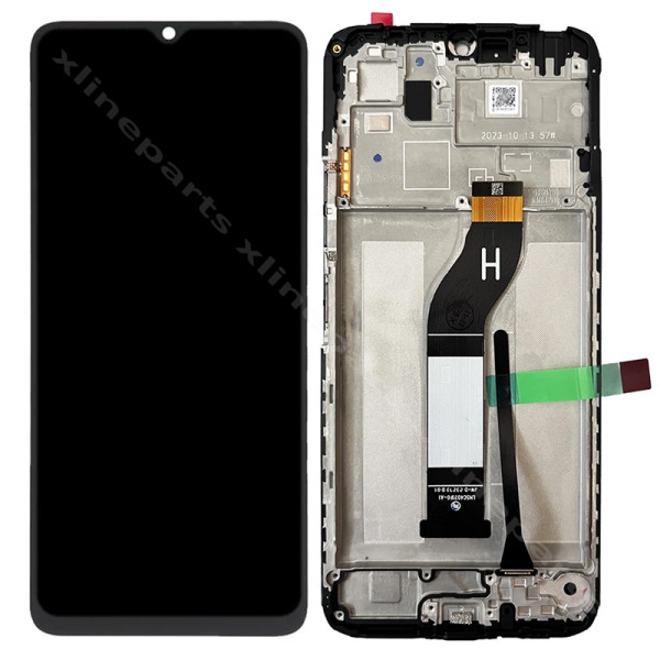 LCD Complete Frame Xiaomi Redmi 13C 4G/ Redmi 13C 5G/ POCO C65 Black OEM