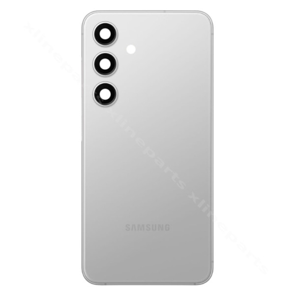 Задняя крышка аккумуляторного отсека объектива камеры Samsung S24 S921 мраморно-серый OEM