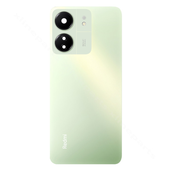 Back Battery Cover Lens Camera Xiaomi Redmi 13C 4G green