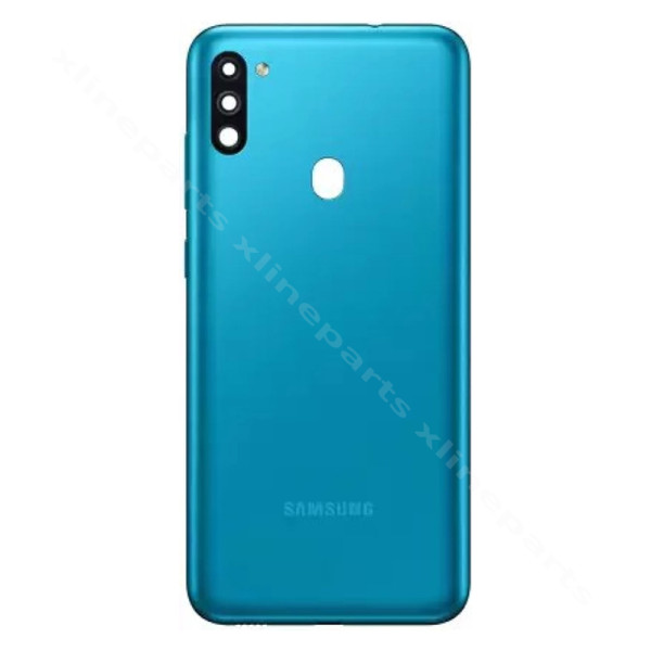 Πίσω κάλυμμα μπαταρίας φακός Samsung M11 M115 μπλε OEM