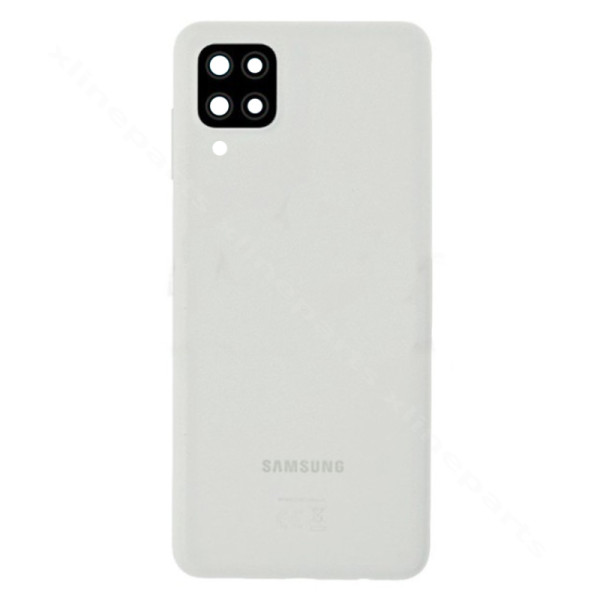 Back Battery Cover Lens Samsung A12 A125 white OEM