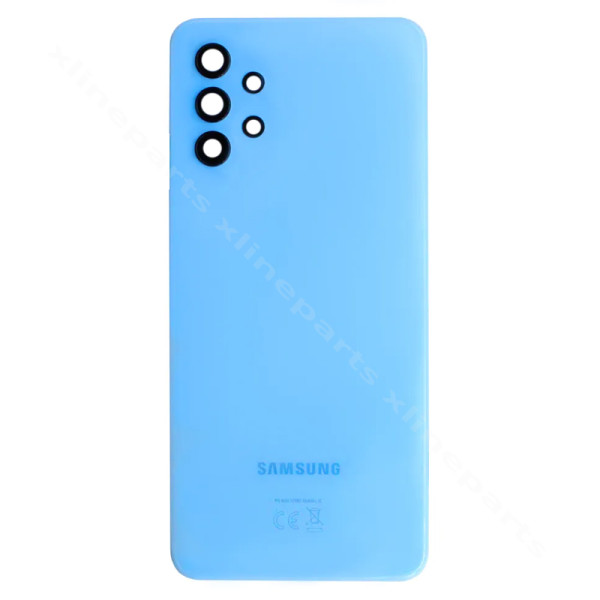 Задняя крышка аккумуляторного отсека для объектива камеры Samsung A32 A325 4G синий