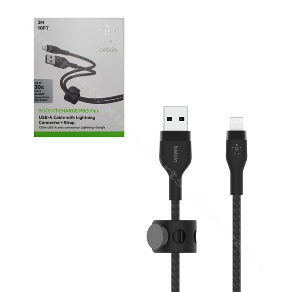 Cable USB to Lightning Belkin CAA010DS3MBK 3m black