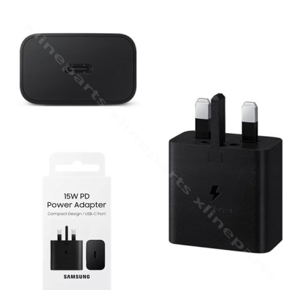 Charger USB-C Samsung 15W UK black
