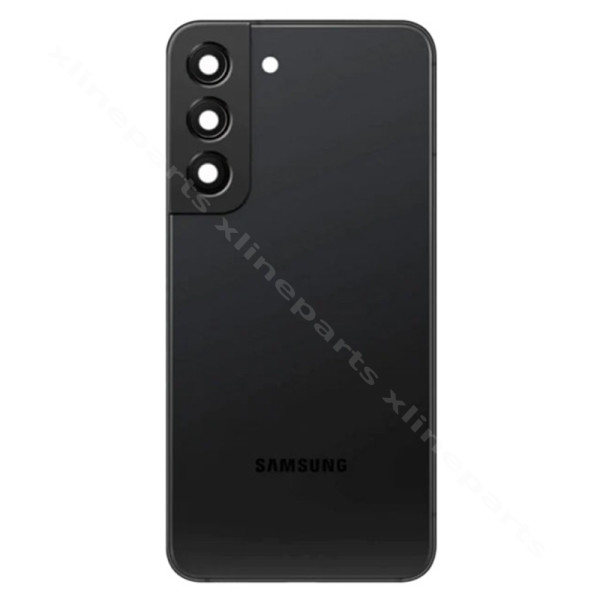 Back Battery Cover Lens Samsung S22 Plus S906 black OEM