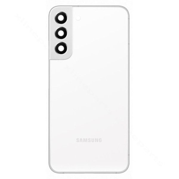 Back Battery Cover Lens Samsung S22 Plus S906 white OEM