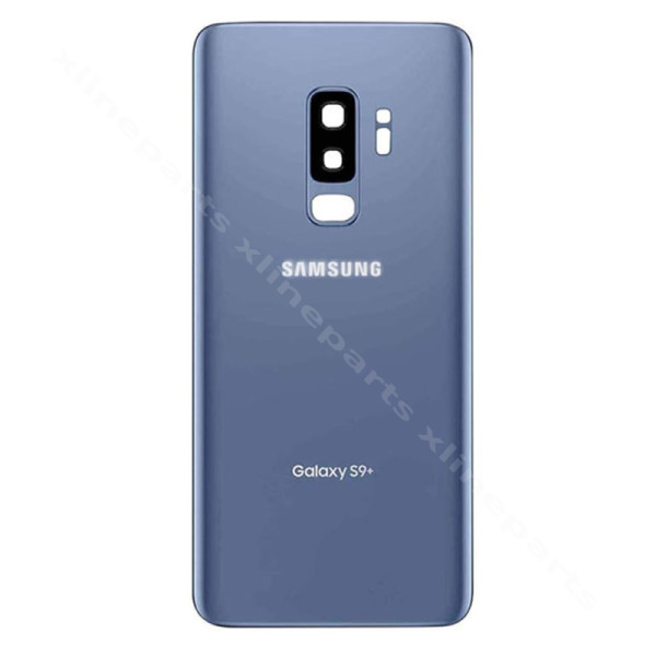 Задняя крышка аккумуляторного отсека Объектив камеры Samsung S9 Plus G965 синий*