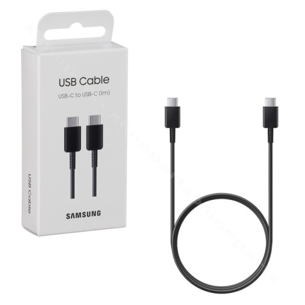 Кабель USB-C на USB-C Samsung 3A 1м черный