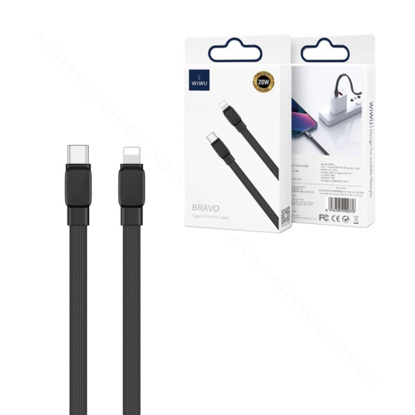 Cable USB-C to Lightning Wiwu Bravo Series Wi-C004 20W 1m black