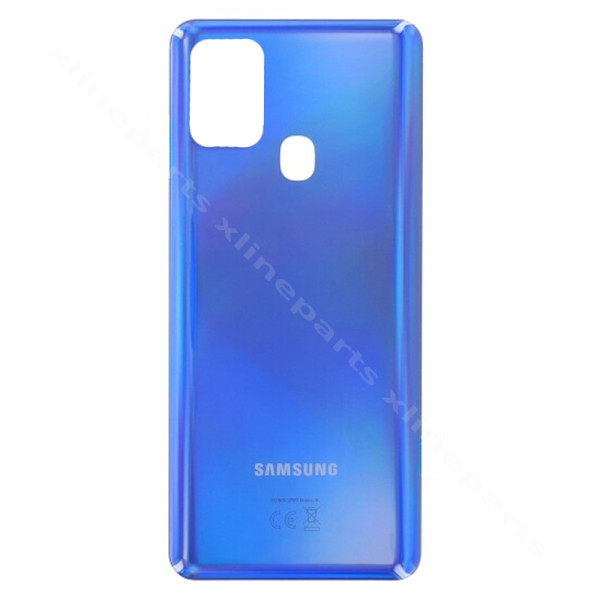 Back Battery Cover Samsung A21s A217 blue OEM