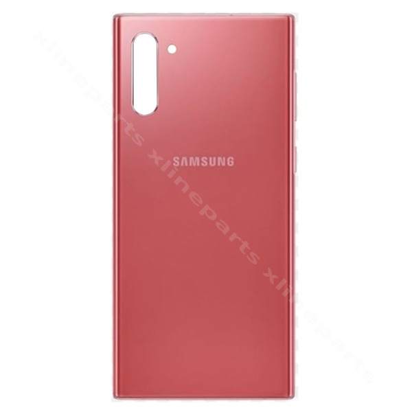 Задняя крышка аккумуляторного отсека Samsung Note 10 N970 розовая