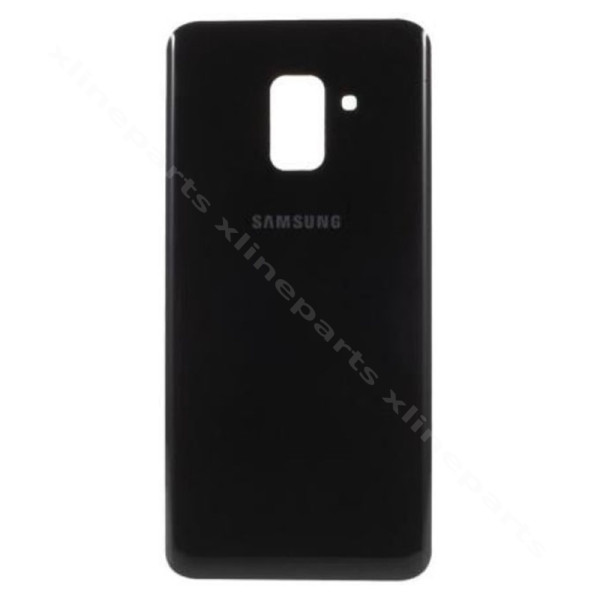 Задняя крышка аккумуляторного отсека Samsung A8 Plus (2018) A730 черная