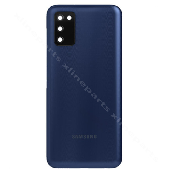 Back Battery Cover Lens Samsung A03s A037F blue NoEU OEM