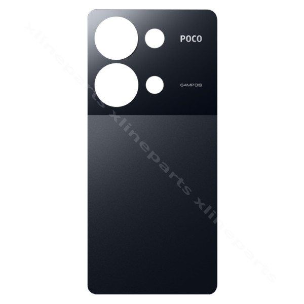 Задняя крышка аккумуляторного отсека Xiaomi Poco M6 Pro 4G черный