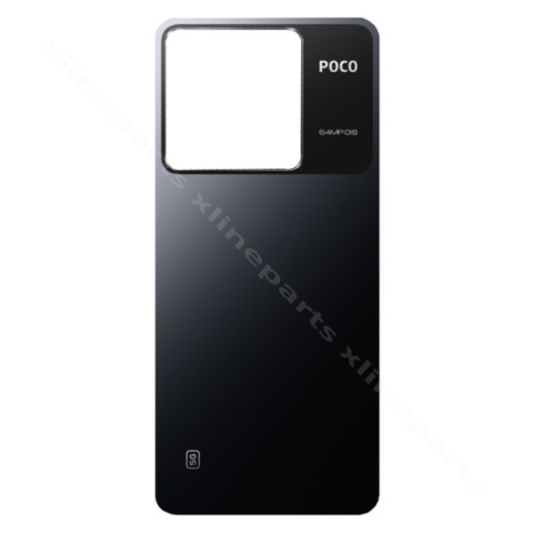 Задняя крышка аккумуляторного отсека Xiaomi Poco X6, черная*