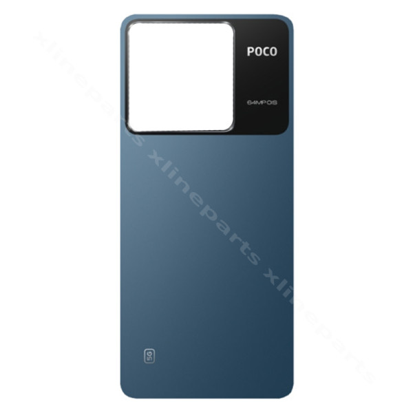 Задняя крышка аккумуляторного отсека Xiaomi Poco X6, синяя*