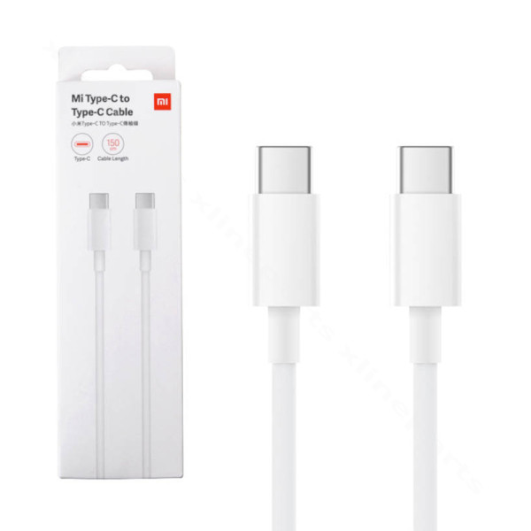 Cable USB-C to USB-C Xiaomi 100W 5A 1.5m white