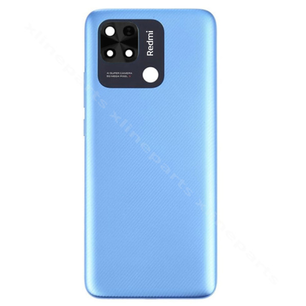 Back Battery Cover Lens Xiaomi Redmi 10C blue (Original)*