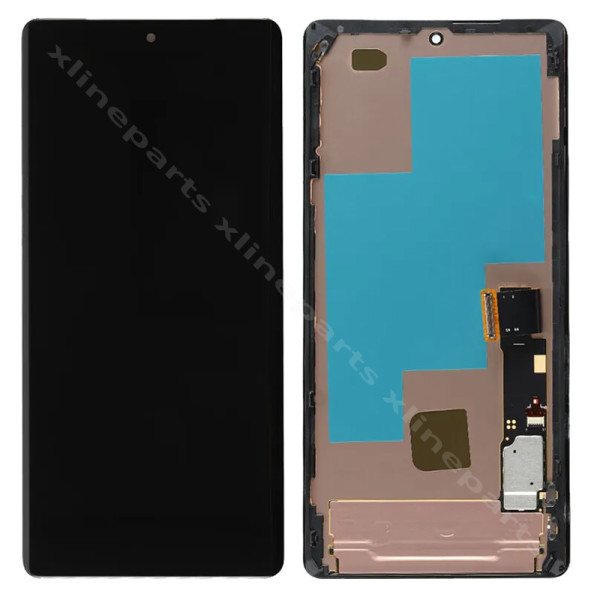 LCD Complete Frame Google Pixel 7 Pro black OLED