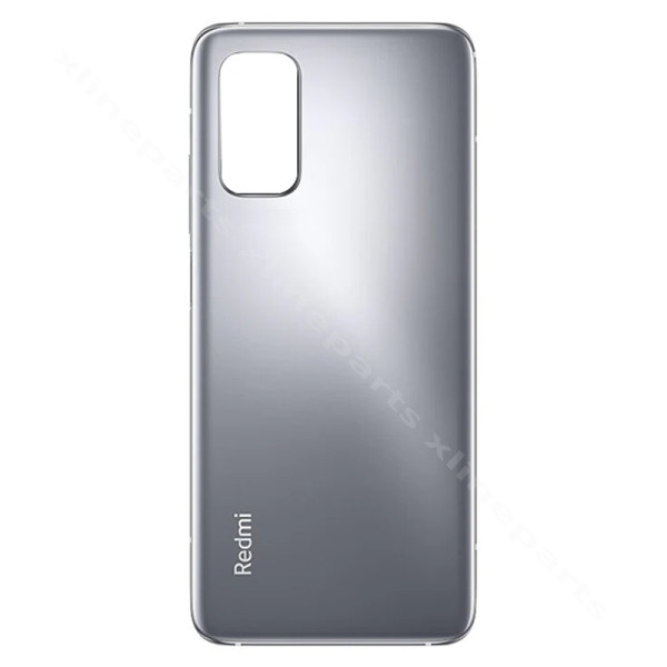 Задняя крышка аккумуляторного отсека Xiaomi Redmi Note 10 5G серебристый OEM