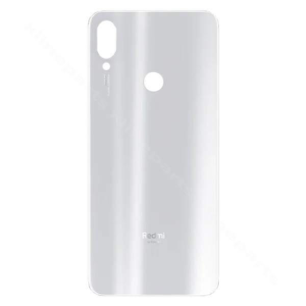 Задняя крышка аккумуляторного отсека Xiaomi Redmi Note 7 белая OEM