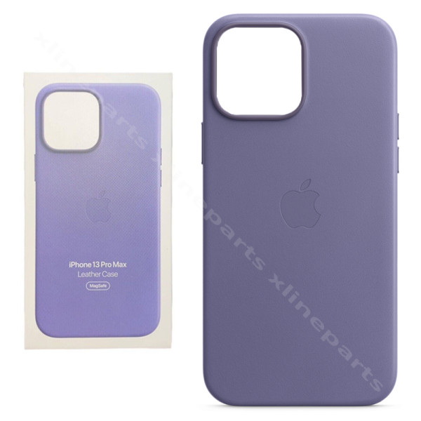 Πίσω θήκη Δερμάτινη Magsafe Apple iPhone 13 Pro Max wisteria (Πρωτότυπο)