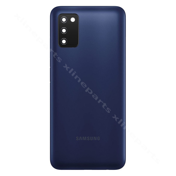 Back Battery Cover Lens Samsung A03s A037F blue