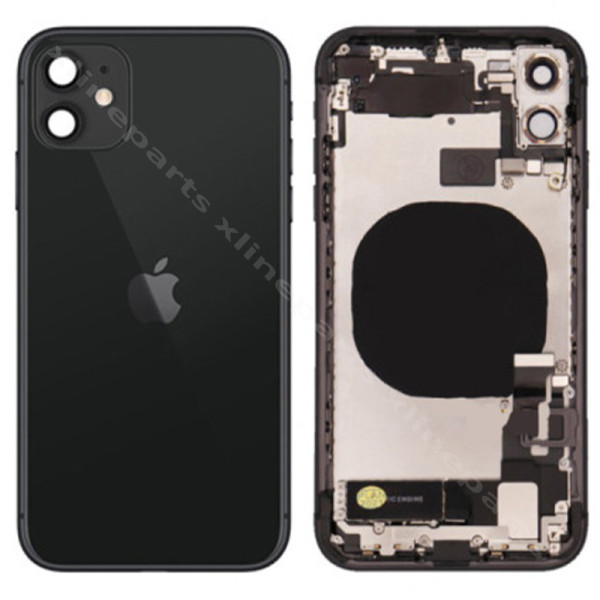 Back Battery and Middle Cover Small Parts Apple iPhone 11 black*