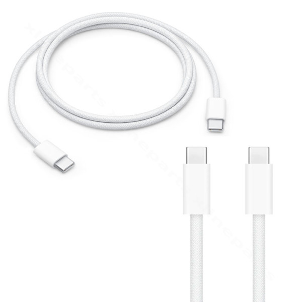 Cable USB-C to USB-C Apple Woven 1m white bulk