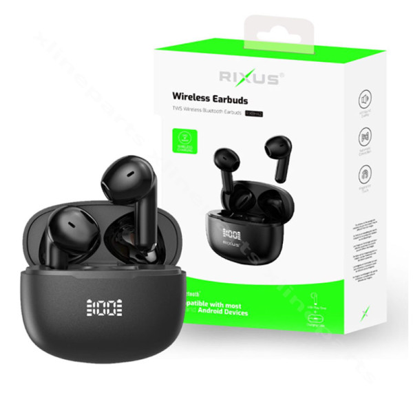 Ακουστικό Rixus RXBH42 Hi-Fi Sound Wireless μαύρο