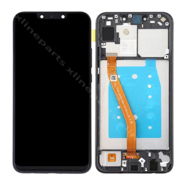 LCD Complete Frame Huawei Nova 3i black OEM