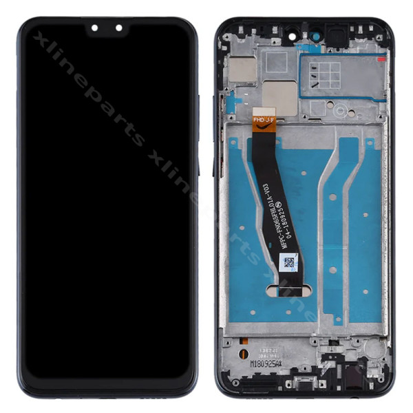 LCD Complete Frame Huawei Y9 (2019) black OEM-
